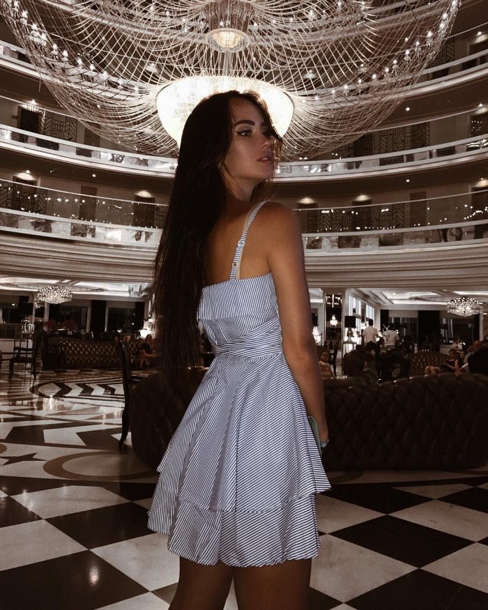 Белый летний сарафан