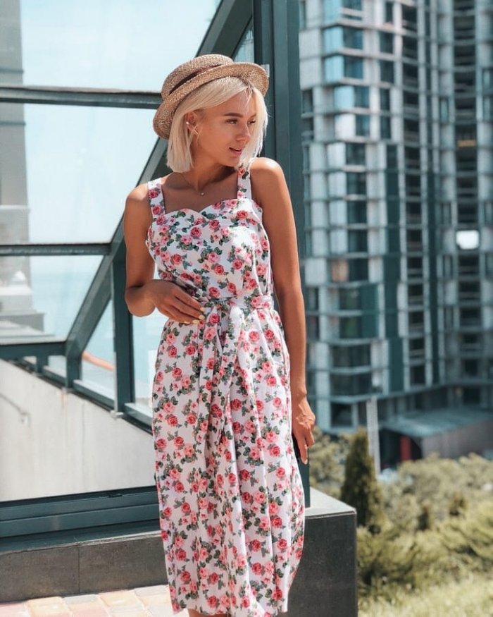 Белое платье сарафан