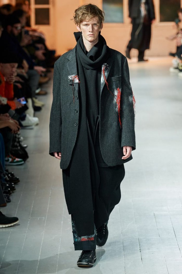 Коллекция осень-зима 2020-2021 Yohji Yamamoto (24 фото)