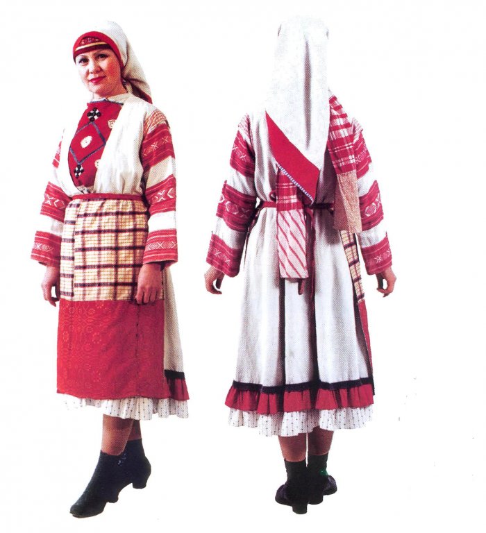 Удмуртский костюм национальный северных удмуртов