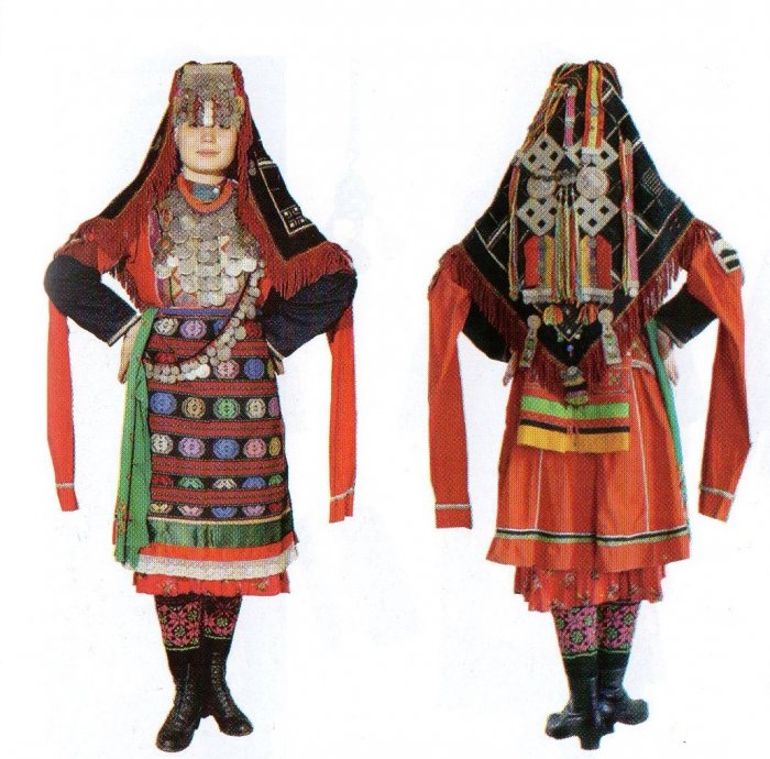 Национальный костюм Северной удмуртки
