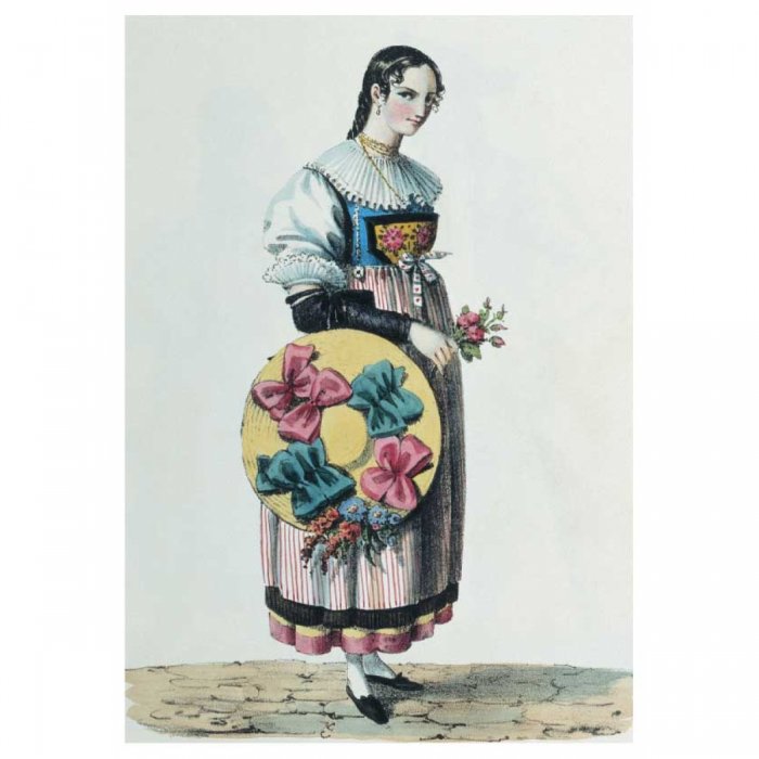 Итальянские народные костюмы 19 века