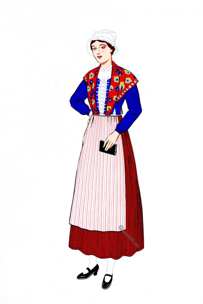 Национальные костюмы народов Франции