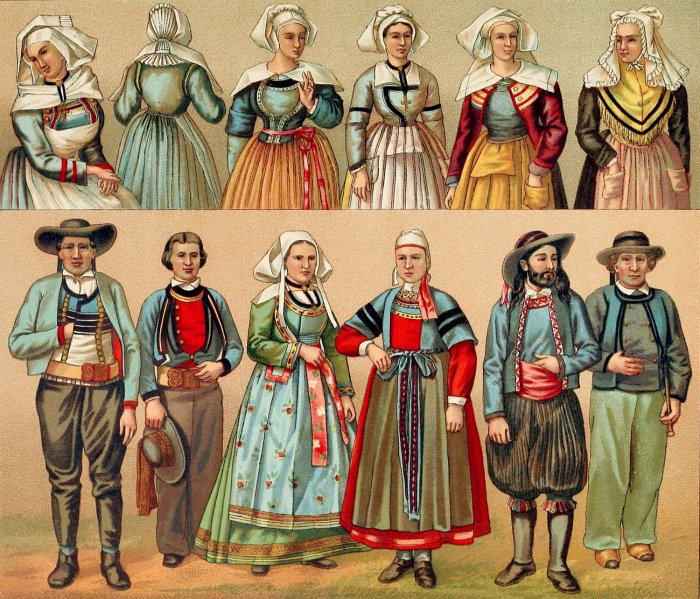 Французский народный костюм