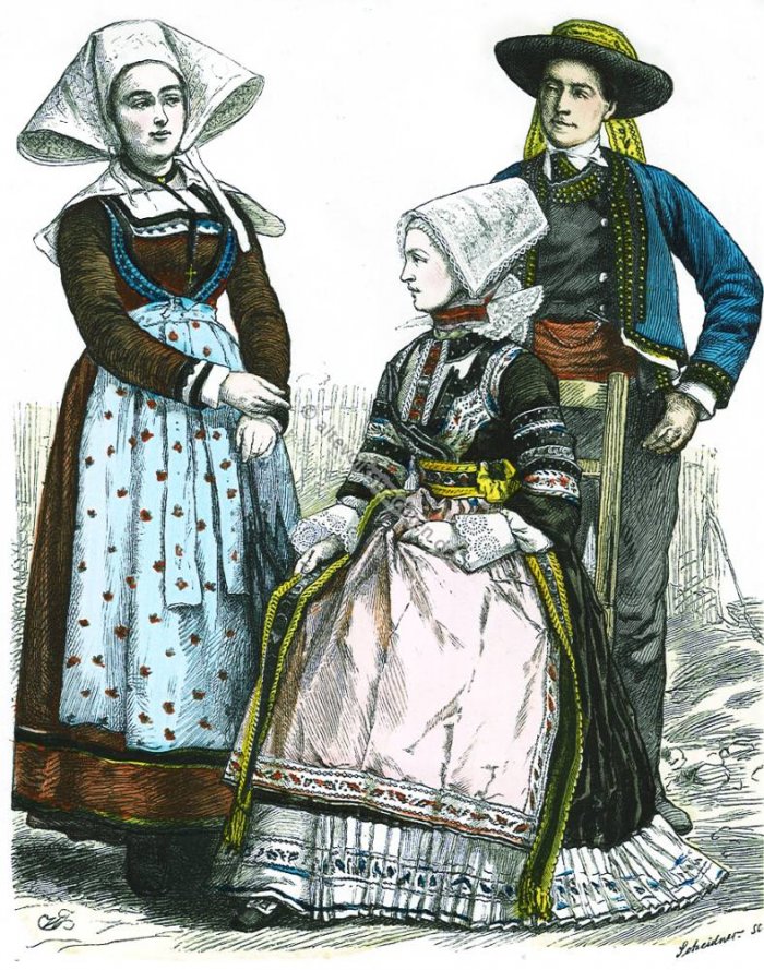 Французский национальный костюм 17 века