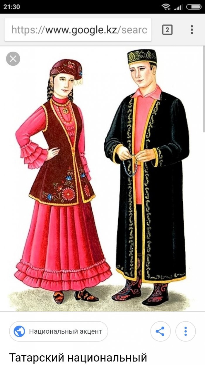 Национальная одежда чувашей