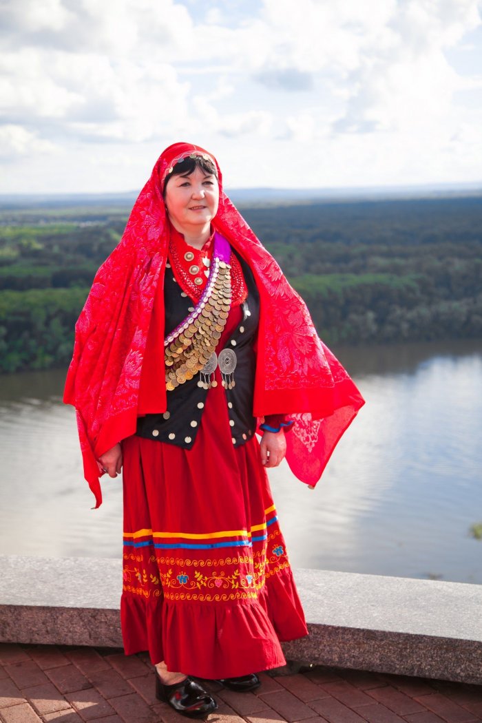 Национальный костюм башкир Елан для женщин