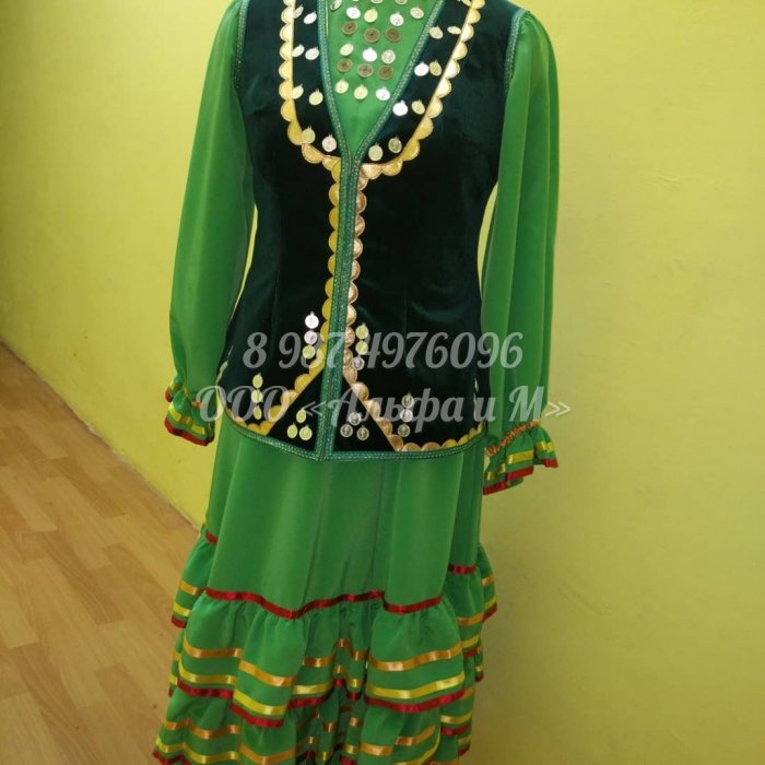 Башкирский женский национальный костюм для девочек