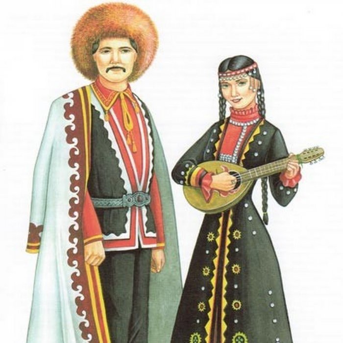 Башкирский национальный костюм камзол