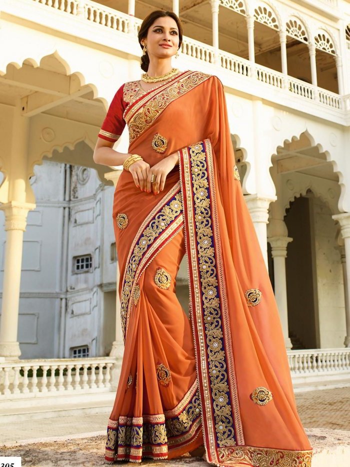 Индийские национ костюмы синие