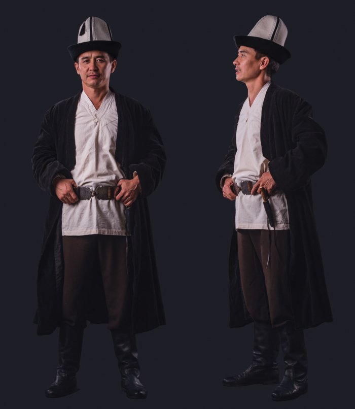 Киргизская мужская Национальная одежда