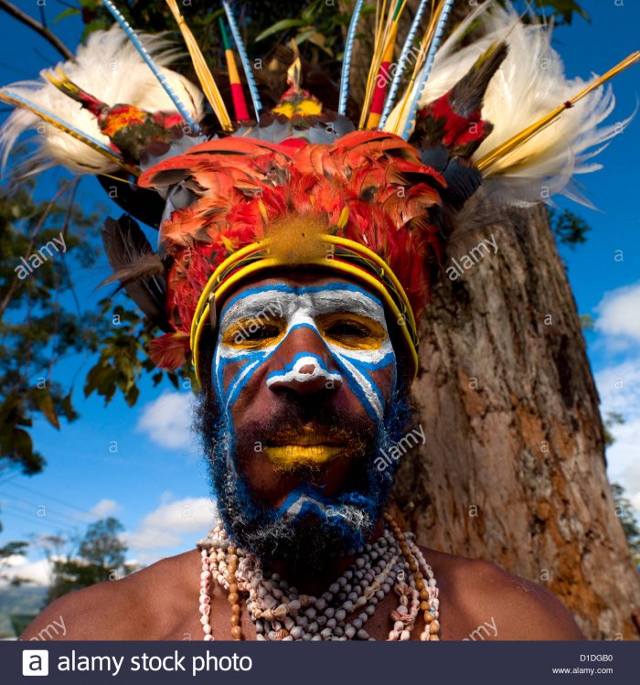 Головной убор папуаса