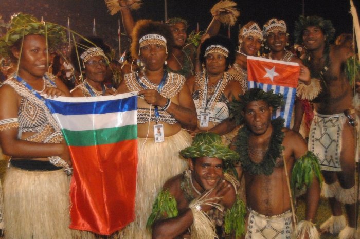 Жители Меланезии Соломоновы острова