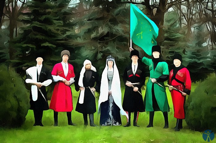 Национальная одежда Черкесов мужчин