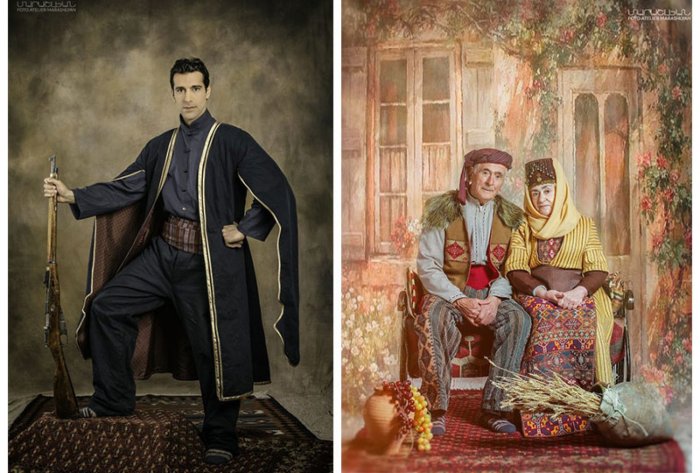 Народные костюмы Армении