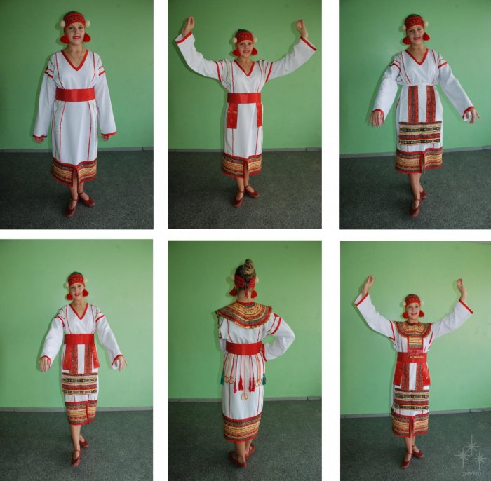 Мордовский национальный костюм эрзянки