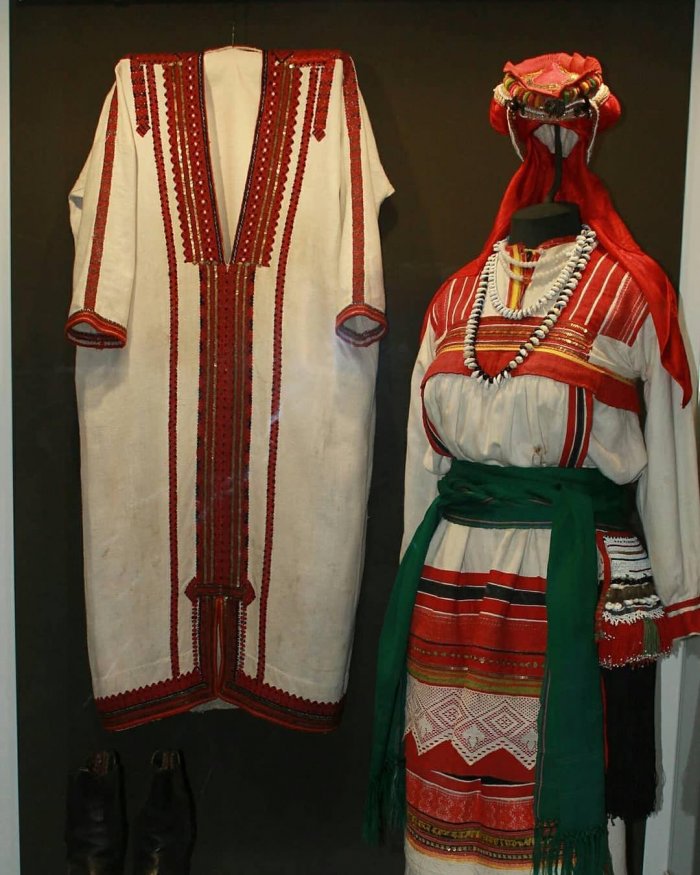 Мордовский национальный костюм женский эрзя