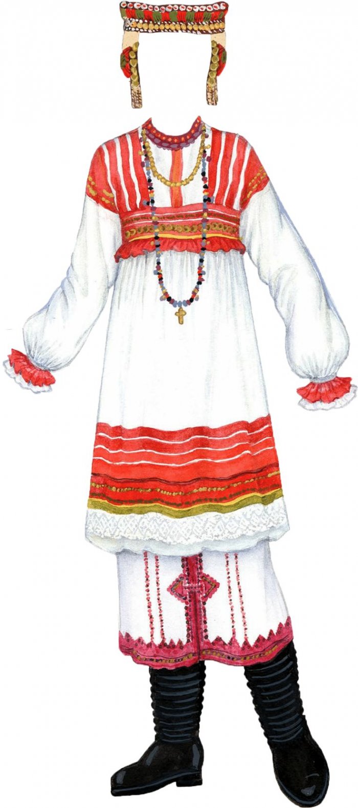 Мордовская Национальная одежда