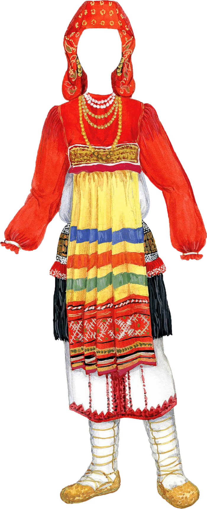 Костюм для Мордовского танца