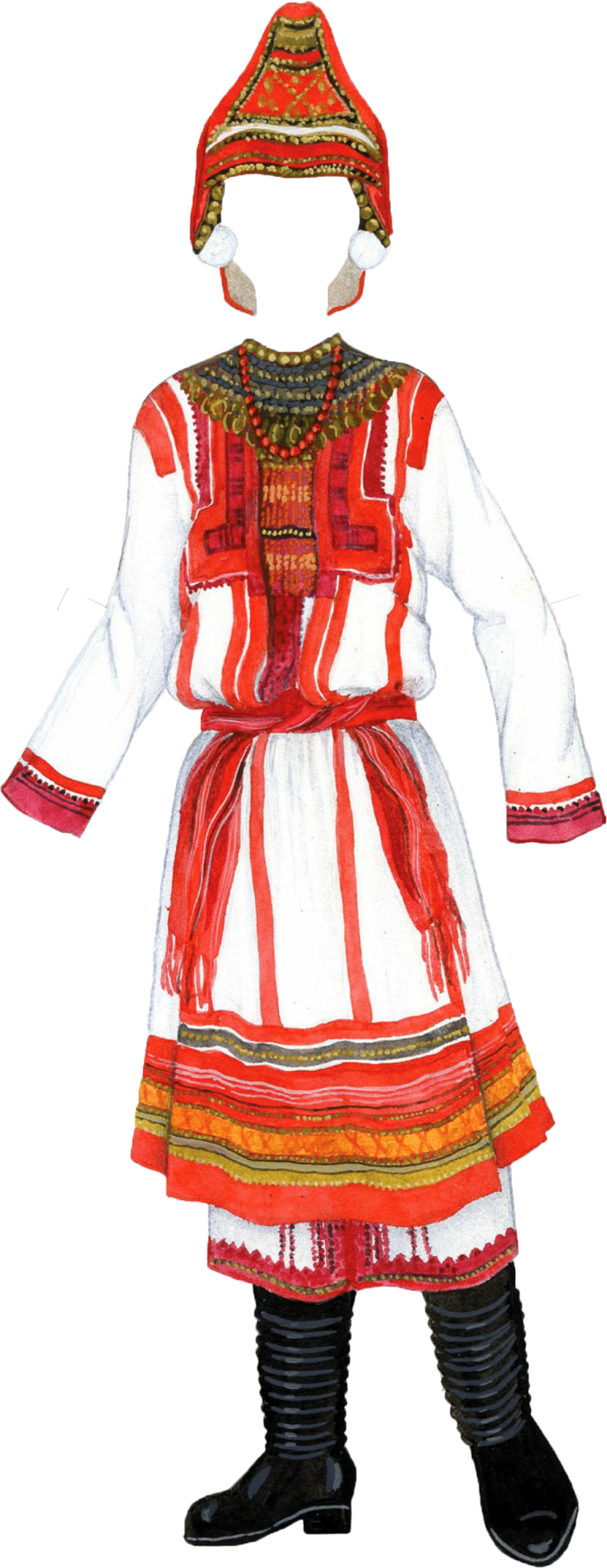 Мордва эрзя национальный костюм