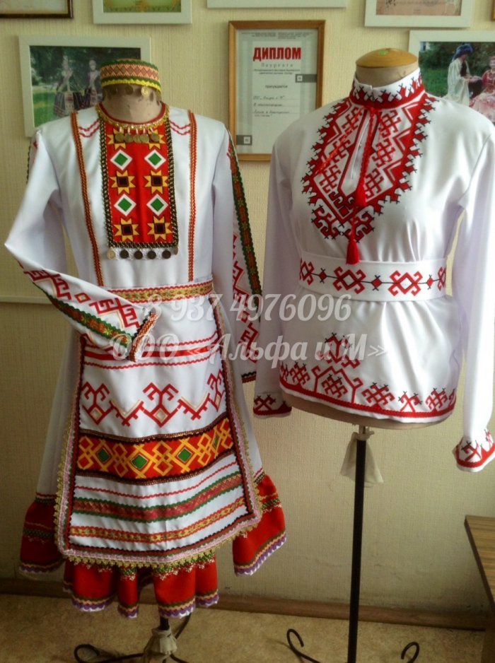 Свадебный костюм марийцев