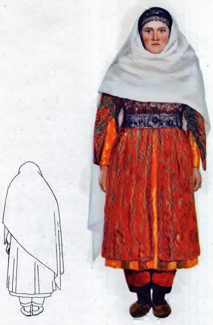 Национальный костюм народов Дагестана аварцы