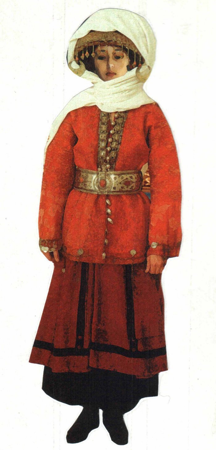 Национальный костюм народов Дагестана лакцы