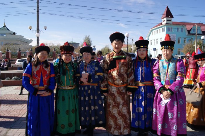 Бурятский национальный костюм Хоринских бурят