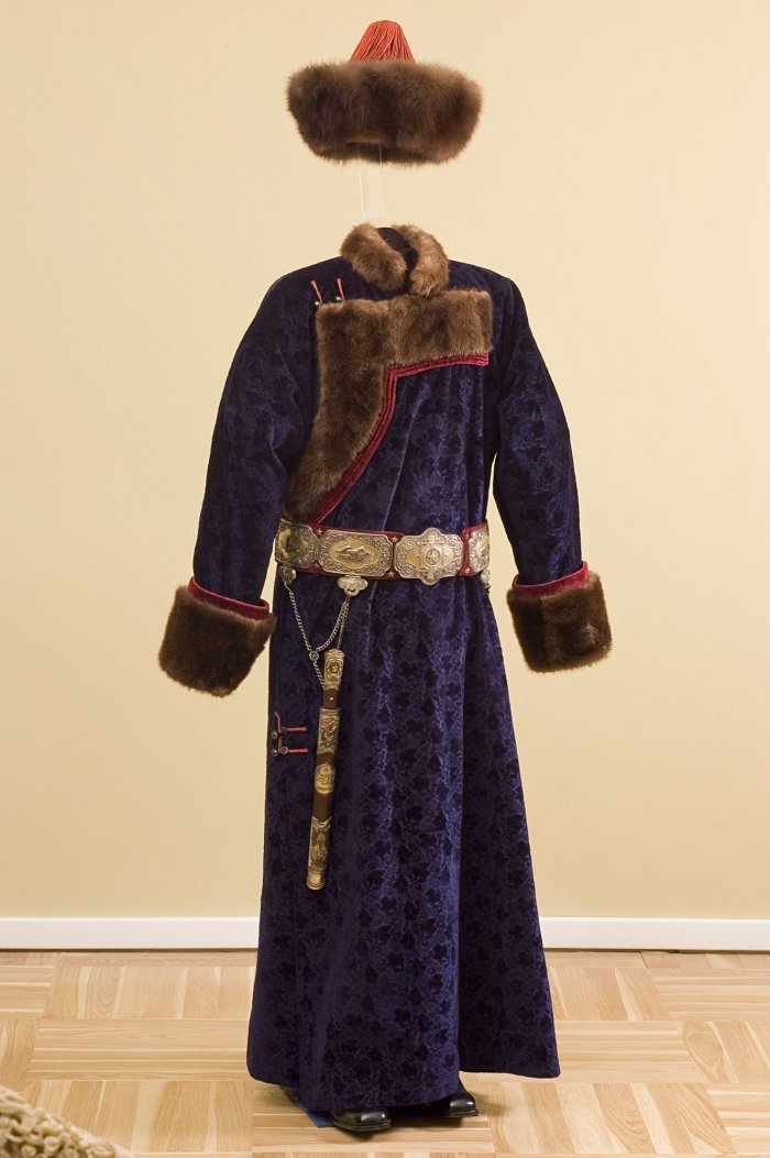 Зимний мужской Бурятский дэгэл