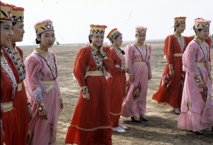 Калмыкские национальные Наряды.