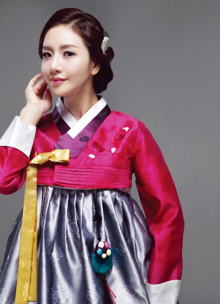 Корейское платье ханбок