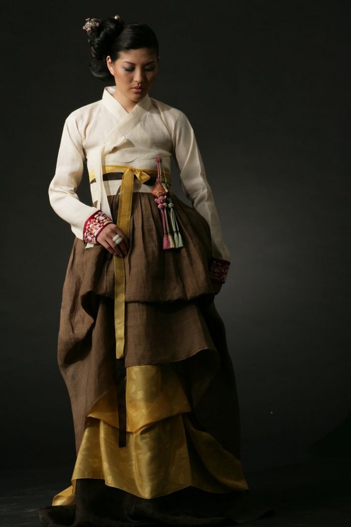 Корея семья ханбок