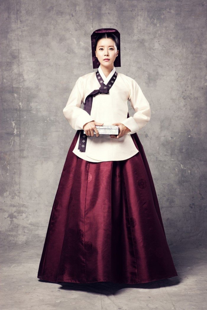 Традиционное корейское платье ханбок