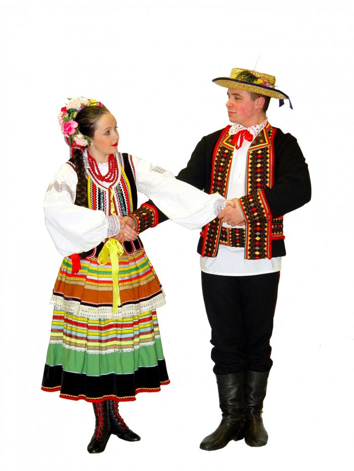 Польские крестьяне Национальная одежда