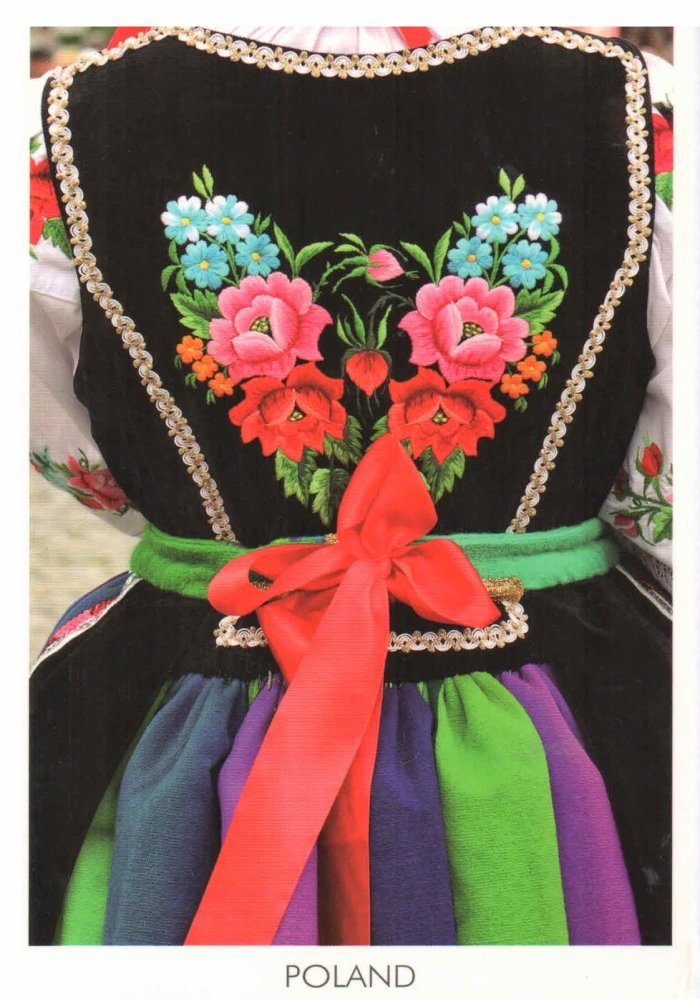 Национальный костюм Польши женский