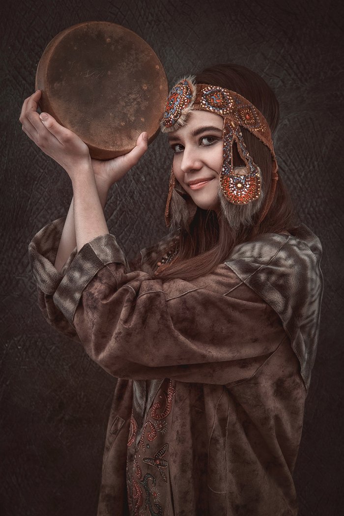 Чукотский национальный костюм женский