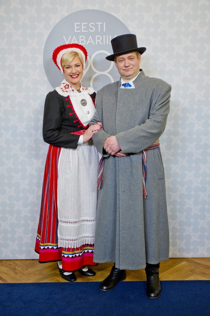 Эстонка в национальном костюме