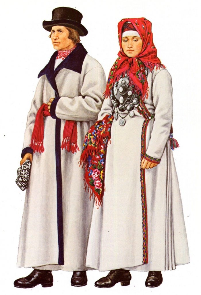 Национальный костюм эстонцев