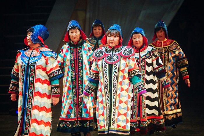 Костюм народов Хабаровского края нанайцы