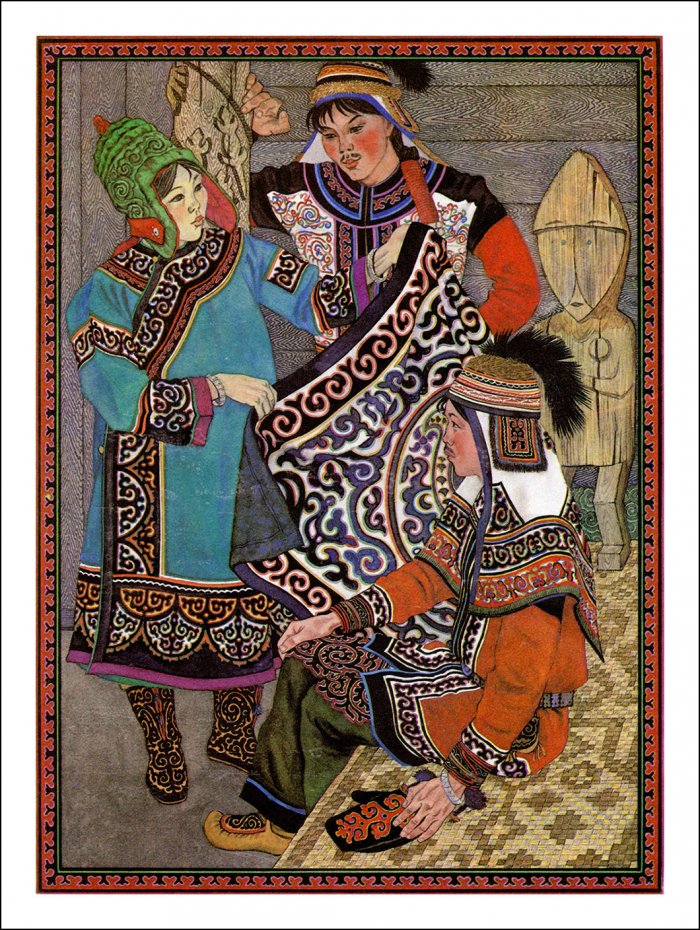 Павлишин иллюстрации нанайцы