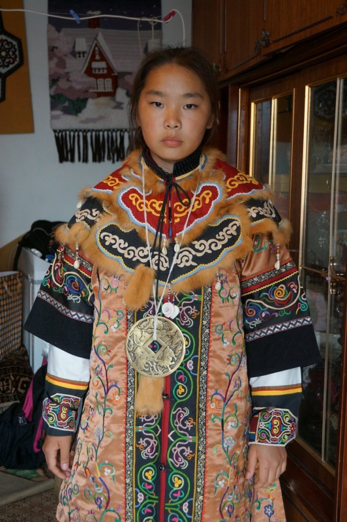 Свадебная одежда нанайцев