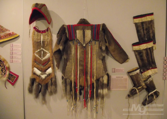 Зимняя одежда нанайцев