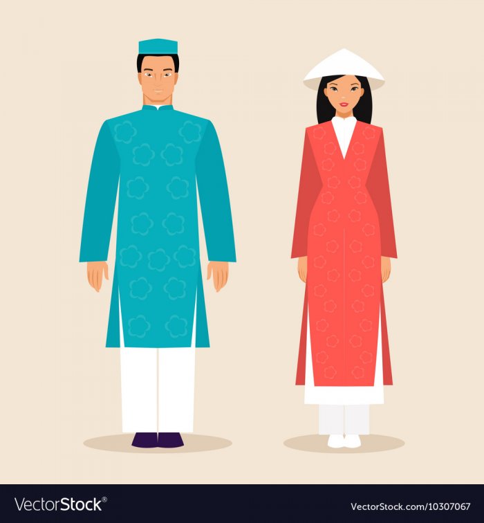 Вьетнамский народный наряд мужской