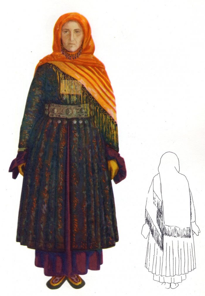 Национальный костюм агульцев