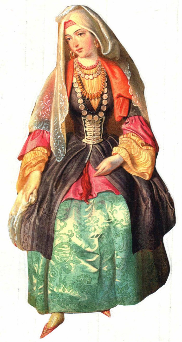 Национальный костюм народов Дагестана аварцы