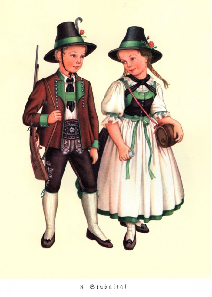 Национальный костюм Швейцарии детский