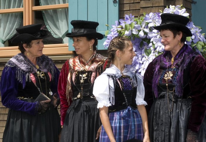 Тиролец в национальной одежде