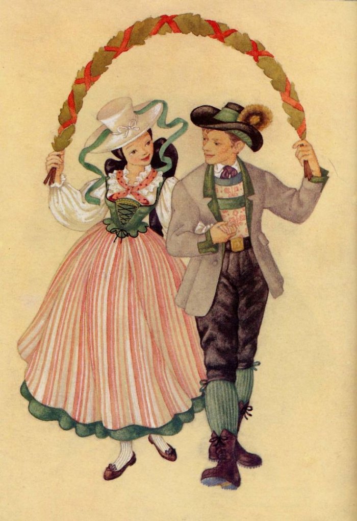 Мультяшная одежда немцев