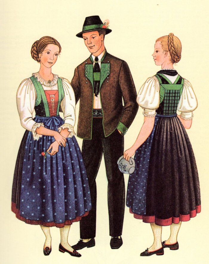 Аварский национальный костюм 1800-1850