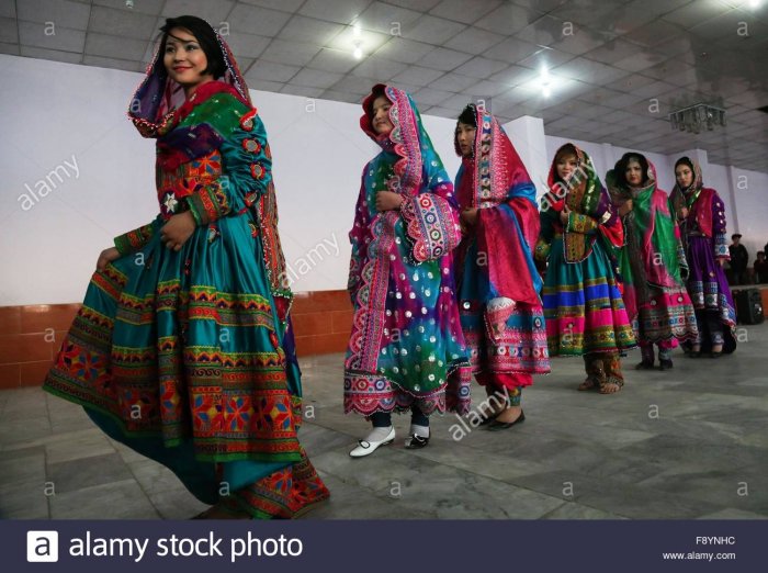 Афганский женский национальный костюм